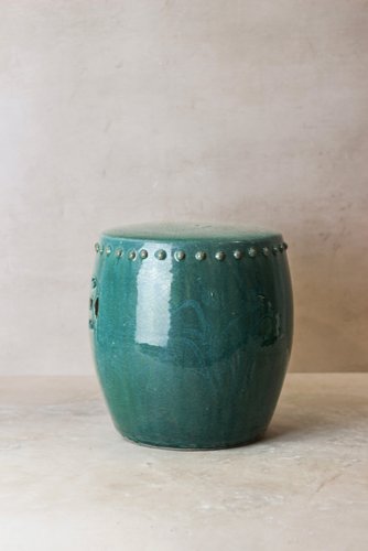 Vintage Emerald Green Ceramic Glazed Asian Garden Stool - No 1 for sale ...
