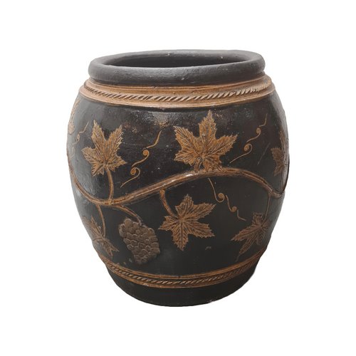 Large Vintage Asian Garden Planter, 1970s for sale at Pamono Large Vintage Asian Garden Planter, 1970s for sale at Pamono
