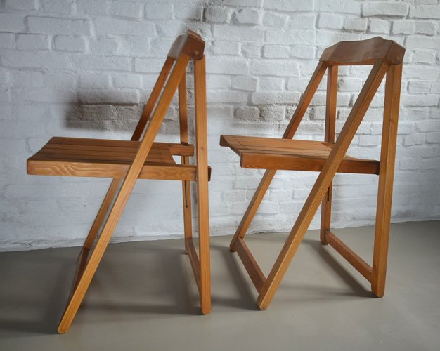 Folding Chair by Aldo Jacober, Alberto Bazzani for sale at Pamono