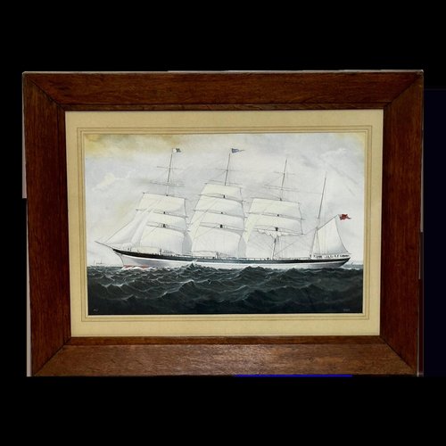 Victorian Artist, Brocklebank Line Four-Masted Steel Hull