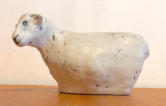 Pentik Henrik Allert Polar Bird（Ceramic Sheep Sculpture by
