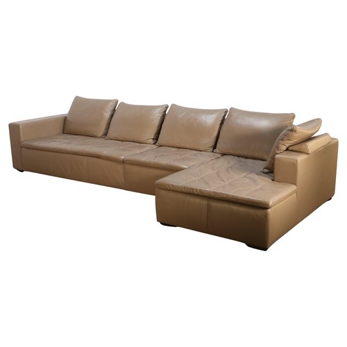 激安/新作 Sofa Mezzo Leather Beige from Pamono at sale for BoConcept 2人掛け・3人掛けソファ