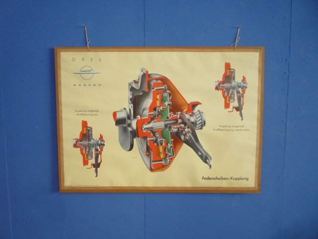 Driving School Wall Chart From Opel 1950s For Sale At Pamono
