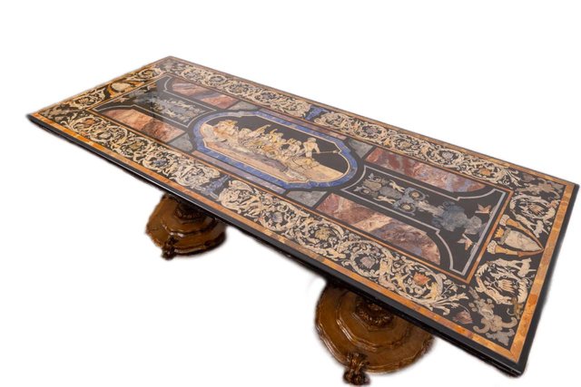 Tuscan Scagliola Table, 1850s for sale at Pamono