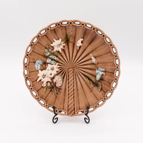 未使用 villeroy&Boch1990年代ヴィンテージプレート antique-majolica-plate-from-
