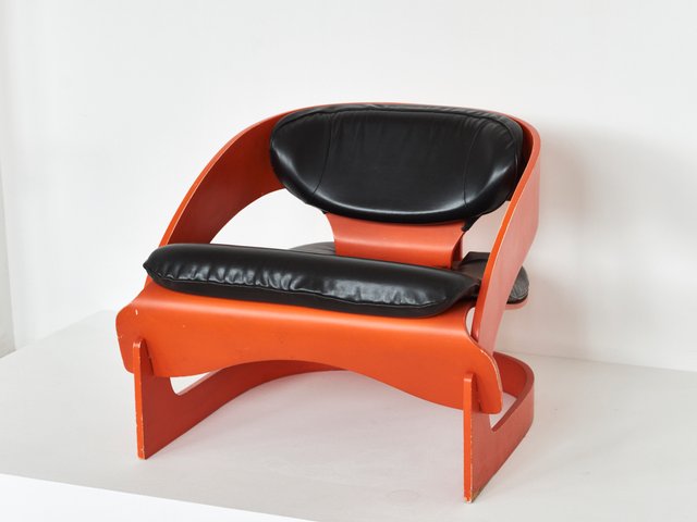 Mid Century Modell 4801 Armlehnstuhl von Joe Colombo für Kartell Mid Century Modell 4801 Armlehnstuhl von Joe Colombo für Kartell