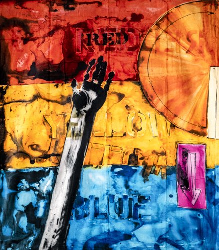 Jasper Johns, Red, Yellow, Blue, Print for sale at Pamono