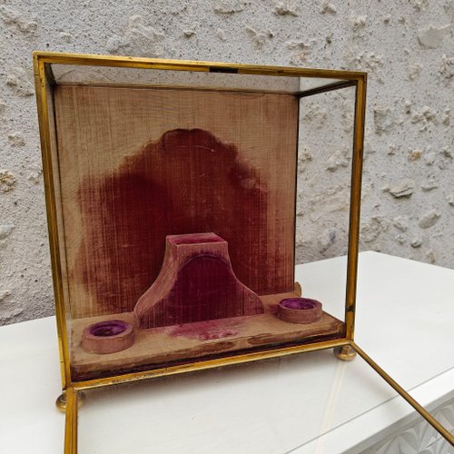 Copper Color Brass Display Case for sale at Pamono