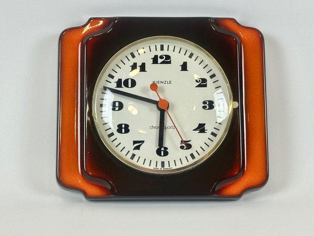 Antique Clocks Kienzle Quartz Clock Vintage Brass Staiger Kienzle