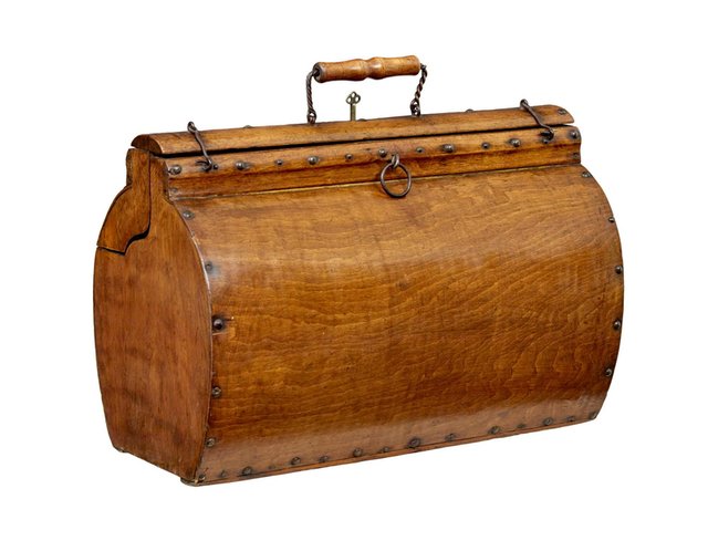 Early 20th Century Scandinavian Wooden Doctors Bag, 1920s for sale