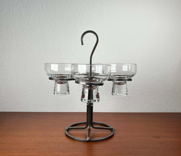 Bougeoir Vintage En Verre Transparent – Style Rétro Pour Bougies Effilées