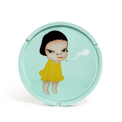 Yoshitomo Nara, Too Young to Die Ceramic Ashtray, 2002 for sale at