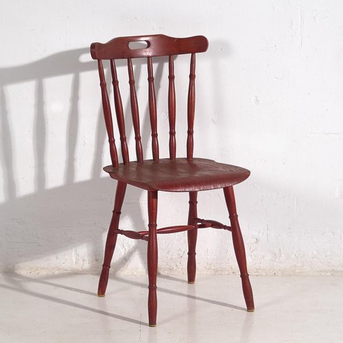 家具 Vintage Windsor chair vintage-red-windsor-style-