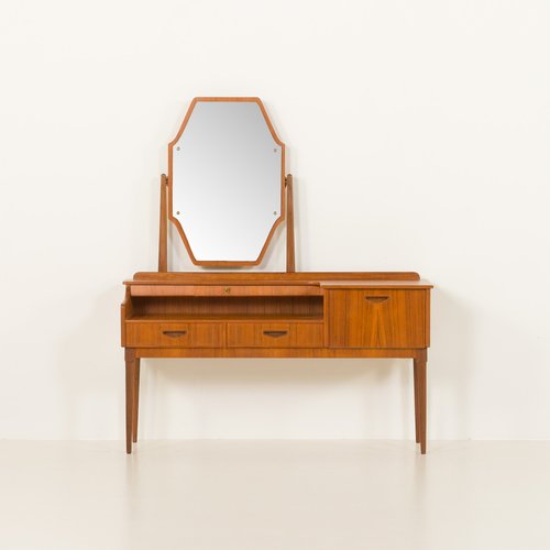 Scandinavian Teak Dressing Table or Console, Denmark, 1960s Scandinavian Teak Dressing Table or Console, Denmark, 1960s