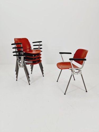 1965 'DSC106' CHAIR BY CASTELLI ITALY IN KVADRAT — ALPHA MODERN