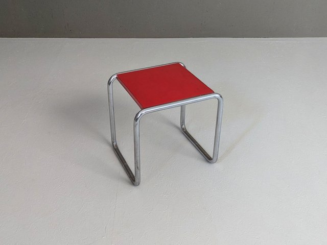 Early B 9/S Bauhaus Canteen Stool by Marcel Breuer for Thonet