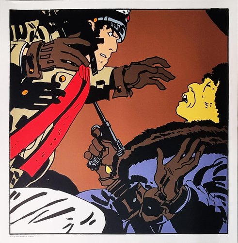 Hugo Pratt, Rasputin, Corto Maltese, Screen Print, 1990