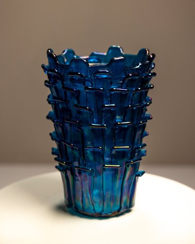 Ritalgi Vase by Fulvio Bianconi for Venini, Italy 1998 for sale at
