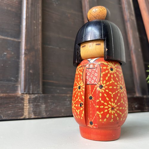 Sōsaku Kokeshi by Kazuo Takamizawa, 1970s for sale at Pamono