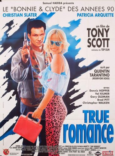 トゥルーロマンス フランス版 大型ポスター　TRUE ROMANCE French True Romance Poster, 1993 for sale at Pamono
