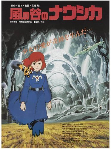 Nausicaa of the Valley of the Wind Japanese 2 Poster, 1984 for