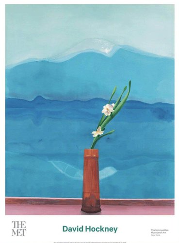 額装品/Mt Fuji and Flowers（デビット ホックニー）/ポスター David Hockney - Mount Fuji and Flowers Poster, 2016 for sale