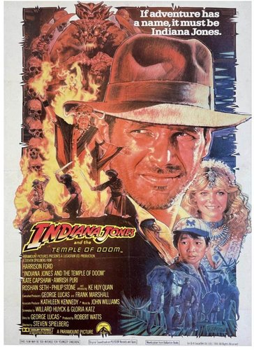 Indiana Jones and the Temple of Doom, 1984, Poster for sale at Pamono