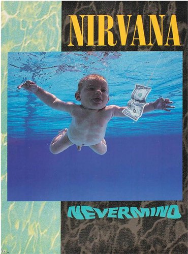 Nirvana Nevermind Poster, 1991 for sale at Pamono