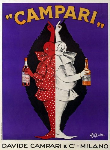 Campari Poster by Leonetto Cappiello, 1950s for sale at Pamono