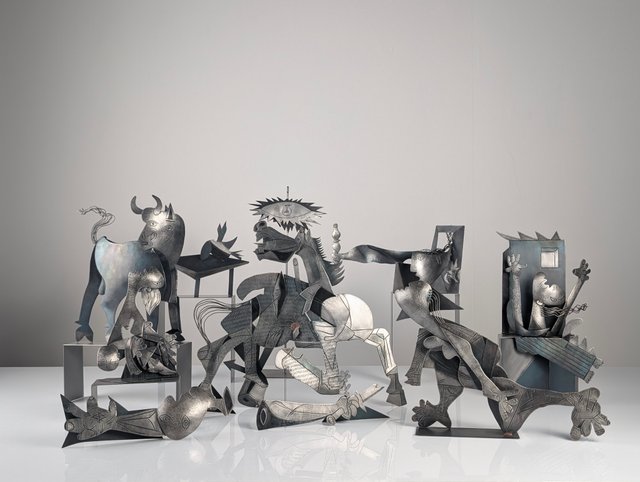 After Picasso, Guernica Sculpture Group, Late 20th Century