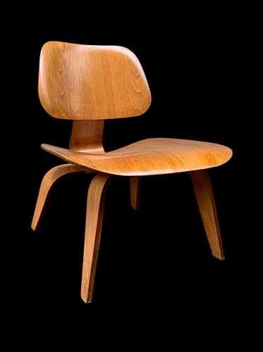 LCW Lounge Chair in Calico Ash by Charles and Ray Eames for Herman