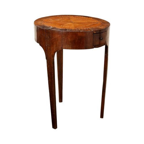 Antique Empire Table in Poplar, Cherry, Maple and Walnut for sale at Pamono