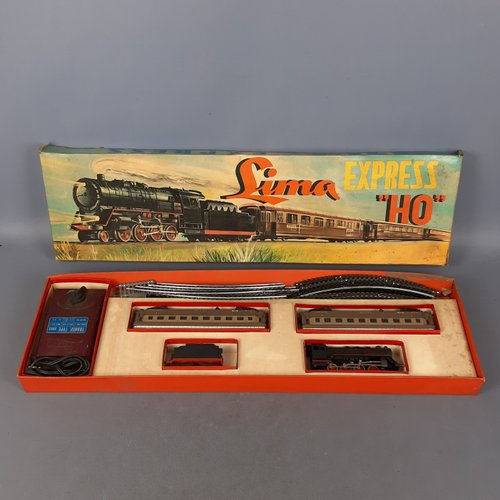 Vintage Model Train Lima Express Ho 9001 Electric Toy, 1960