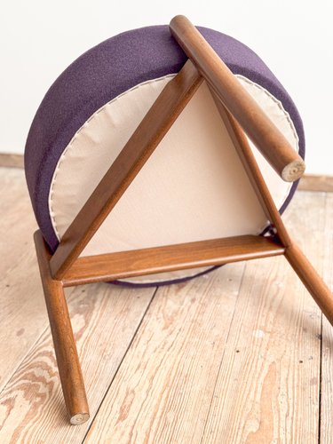 Mid-Century Modern Danish Stool in Teak, 1950s for sale at