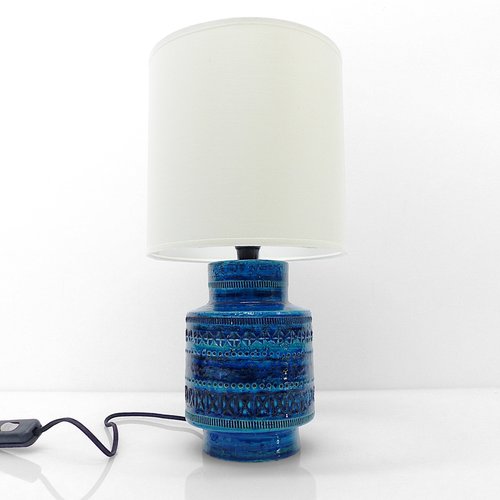 THUN Keramiklampe Iconic Elegance – Mittlere Größe, Ø16,6 Cm, Höhe 32 Cm (mit Schirm) | Moderne Tischlampe Für Wohnzimmer, Schlafzimmer