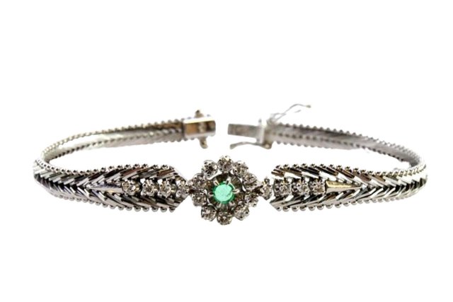 Bracciale piatto linguina di Argento 925
