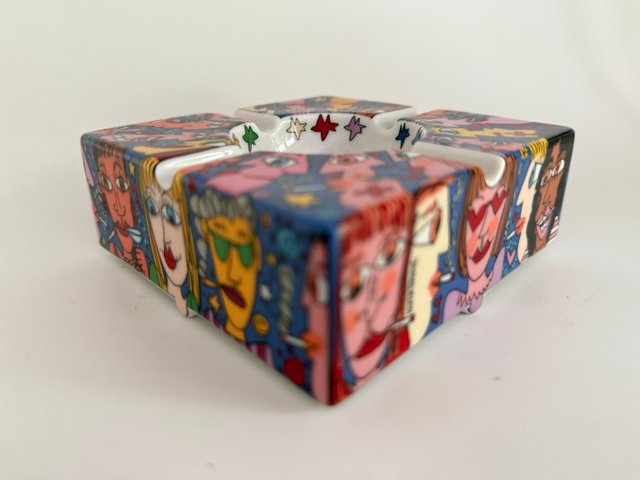 Limited Edition 2000 Ashtray by James Rizzi for Rosenthal / Philip