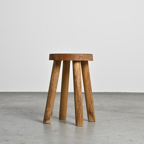 Stool by Charlotte Perriand for Les Arcs, 1960s for sale at