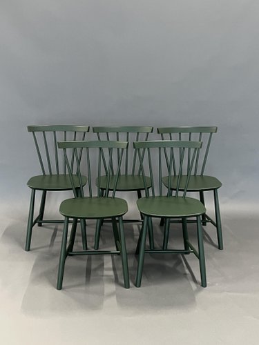 J46 Chairs by FDB Møbler, Set of 5 for sale at Pamono