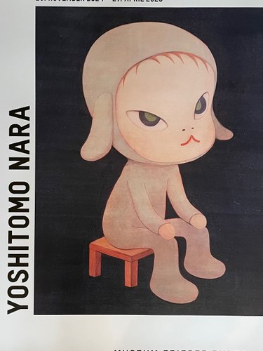 奈良美智 Yoshitomo Nara Sleepless Night 28CM Yoshitomo Nara 奈良美智| Sleepless Night (Sitting) 失眠夜（坐著