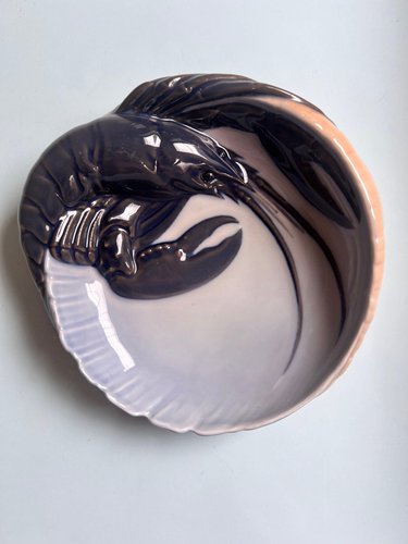 Type 3498 Lobster Bowl by Erik Nielsen for Royal Copenhagen for