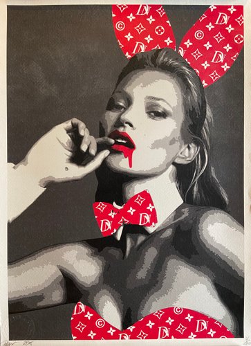 Death NYC, Kate Moss Red, 2015, Print for sale at Pamono