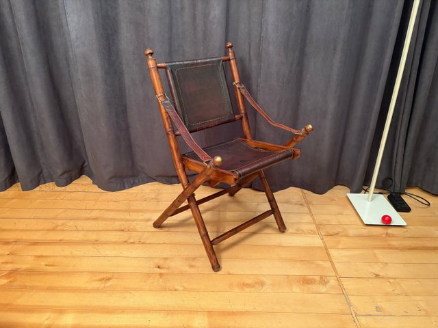 Folding Officers Campaign Chair, 1960s for sale at Pamono