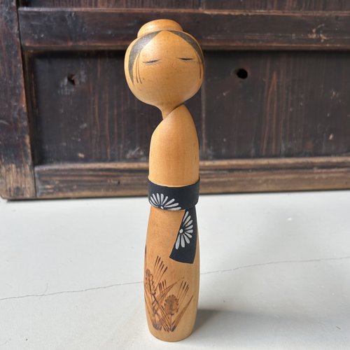 Vintage Sōsaku Kokeshi by Suigai Sato, Japan, 1960s for sale at Pamono