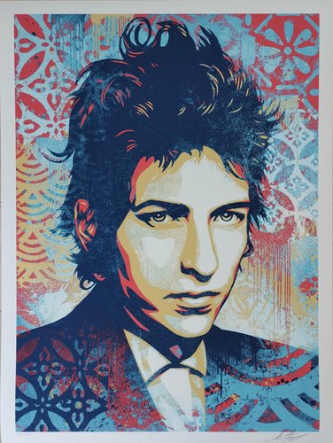 Shepard Fairey (Obey Giant), A Hard Rain's A-Gonna Fall, 2025 Shepard Fairey (Obey Giant), A Hard Rain's A-Gonna Fall, 2025