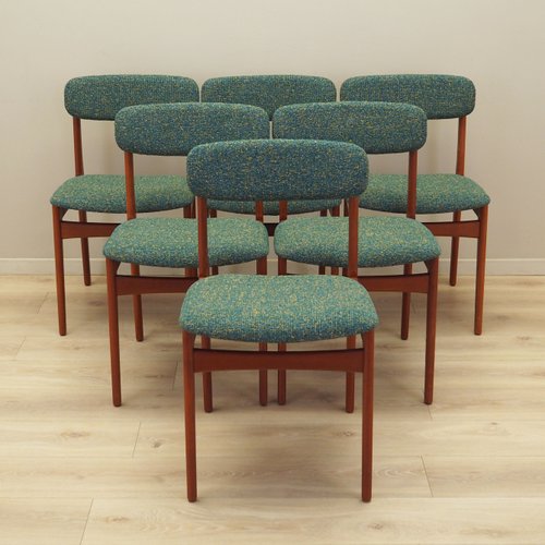 Danish Teak Chairs from N. & K. Bundgaard Rasmussen, 1960s, Set of 6 ...