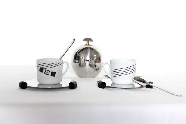 Vintage Italian Coffee Set by Morinox, 1980s, Set of 3 for sale at