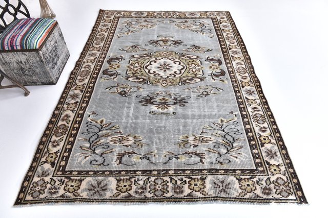 114×192 \"Forest walk”ViNTAGE TURKiSH RUG Handmade Vintage Turkish Rug | 139 x 95 cm | 4'7