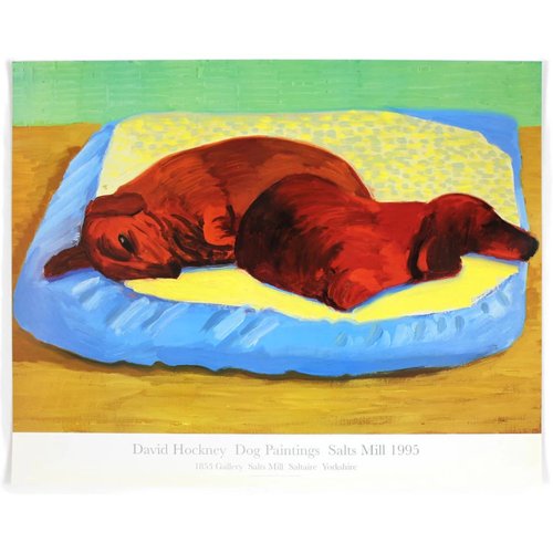 David Hockney, Dog 43 Poster, 1995, Print for sale at Pamono