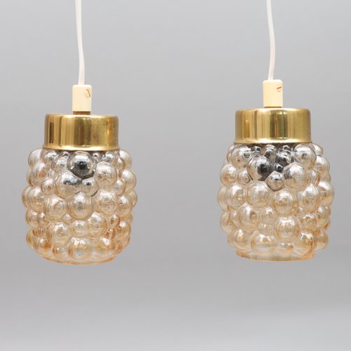 Bubble Pendant Light attributed to Helena Tynell for Glashütte